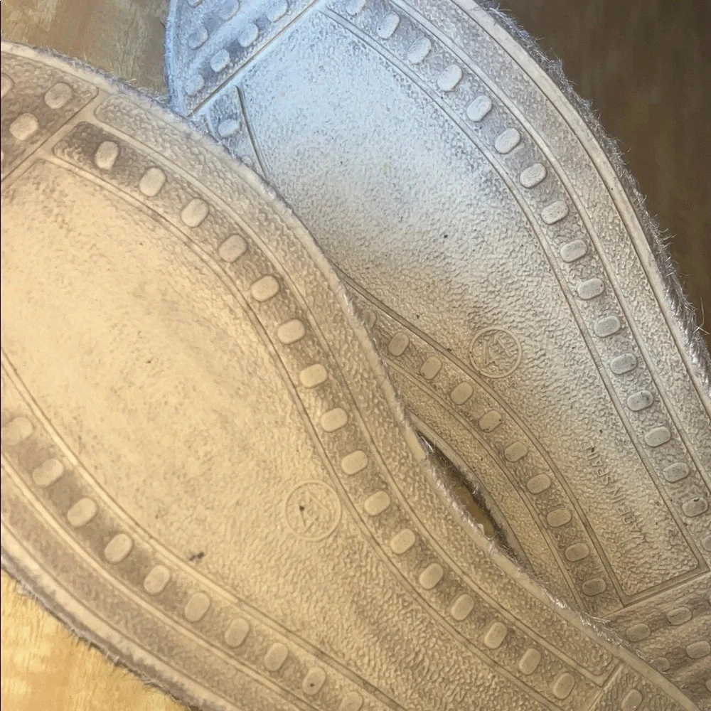 Verbenas Beige / grey Suede Espadrilles made in Spain size 41